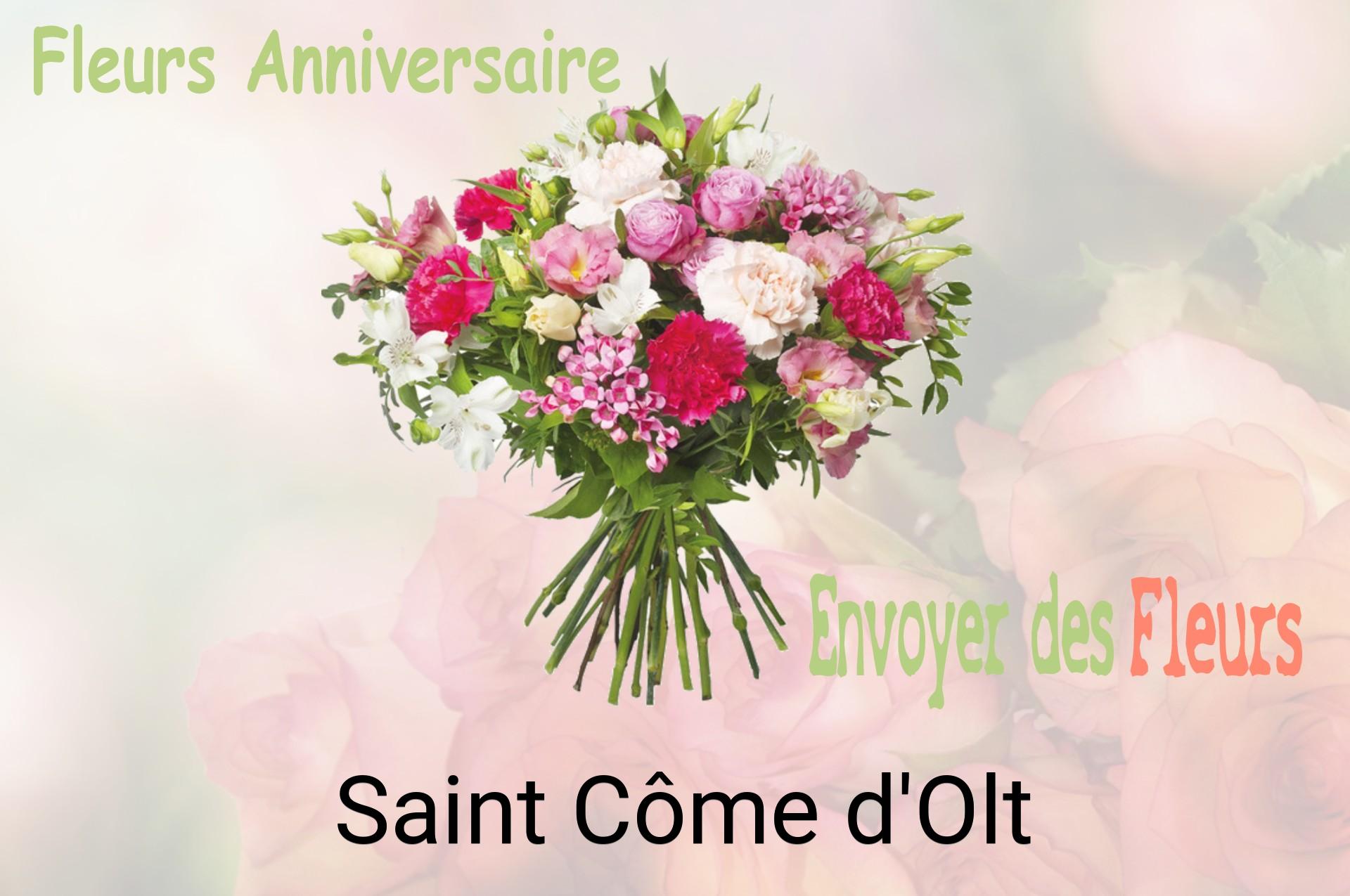 Bouquet de fleurs d’anniversaire livré à Saint-Côme-d'Olt